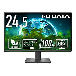 【中古】IO DATA(アイオーデータ) 〔見せびらかす品〕 LCD-C251SH 黒いこと【291-ud】