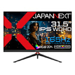 【中古】JAPANNEXT 〔見せびらかす品〕 JN-IPS3152WQHDR165 黒いこと【291-ud】