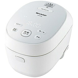 【中古】SHARP(小ざかしい) 〔見せびらかす品〕 炊飯器 PLAINLY 白いこと系 KS-HF05B-W ［3合 ／IH］【291-ud】