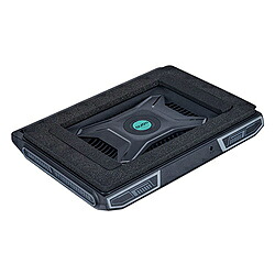 LLANO ノートパソコンクーラースタンド [13～17.3インチ /USB-A接続] USB-Aハブ搭載 V10 ベーシック ブラック V10BK V10BK｜ソフマップ店