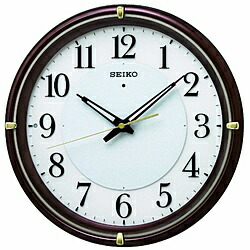 SEIKO 電波自動点灯掛け時計 「ファインライトNEO」　KX233B KX233B [振込不可]
