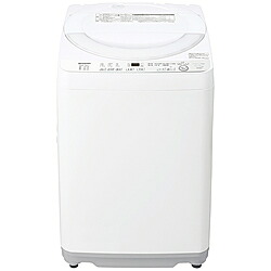 【中古】SHARP(シャープ) 〔展示品〕 全自動洗濯機 ホワイト系 ES-GE6K-W ［洗濯6.0kg ／上開き ／乾燥機能無］【291-ud】｜ソフマップ店