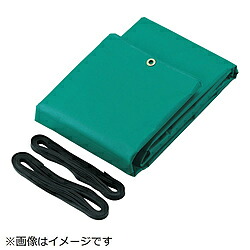 トラスコ中山 貨物自動車居敷きα 2tロング 幅3000mmX長さ4．7m 緑 TS2TAL TS2TAL
