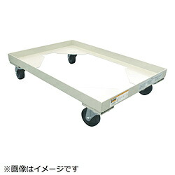 トラスコ中山 箱手押し車 内寸580X400 天然ゴム車 B4BG B4BG