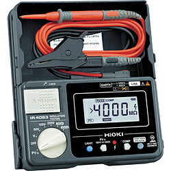日置電機 ＨＩＯＫＩ 太陽光発電システム用絶縁抵抗計ＩＲ４０５３－１０ ＩＲ４０５３－１０ IR405310