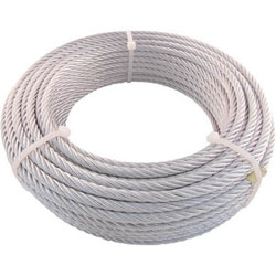 トラスコ中山 TRUSCO JIS判定基準品メッキ付導線荷縄 （6X19）Φ6MMX50M JWM-6S50 JWM6S50