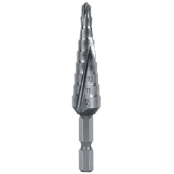 トラスコ中山 TRUSCO　六角軸ステップドリル　2枚刃　4～20mm　TSDS20 TSDS20