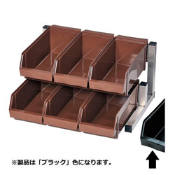 遠藤商事 TKG 18-8スマート オーガナイザー 2段3列 ブラック ＜EOC2702＞ EOC2702｜ソフマップ店