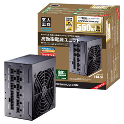 KuroutoShikou(玄人志向) KRPW-GK550W/90+ (80PLUS GOLD認証取得/550W) KRPWGK550W90+|ソフマップ店