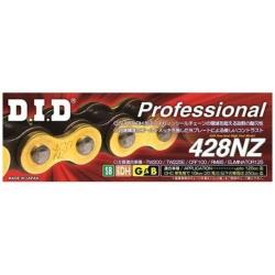 大同工業 バイク用チェーン カラー:GOLD＆BLACK ZJ（カシメタイプ）　428NZ-130L 428NZ130L