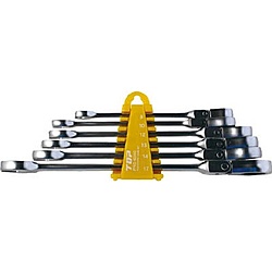TOP製作 6丁組首商い口ラチェットコンビセット FRC6000 FRC6000