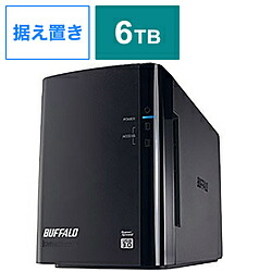 BUFFALO(バッファロー） HD-WL6TU3/R1J [6TB /据え置き型] (ミラーリング機能搭載 USB3.0用外付ハードディスク 6TB/2ドライブ) HDWL6TU3R1J [振込不可]