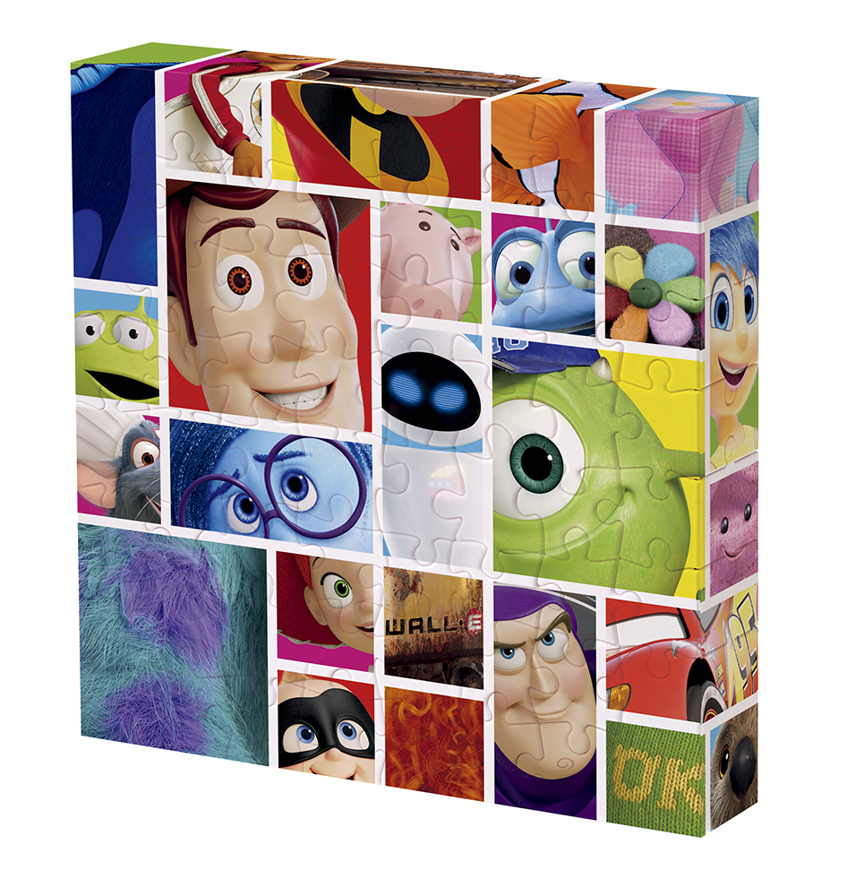 ピクサー ギャラリー ピクサーキャラクター キャンバスパズル ジグソーパズル 56ピース 11×11×2cm トイ・ストーリー モンスターズ・インク 2303-21 2303-21 やのまん画像