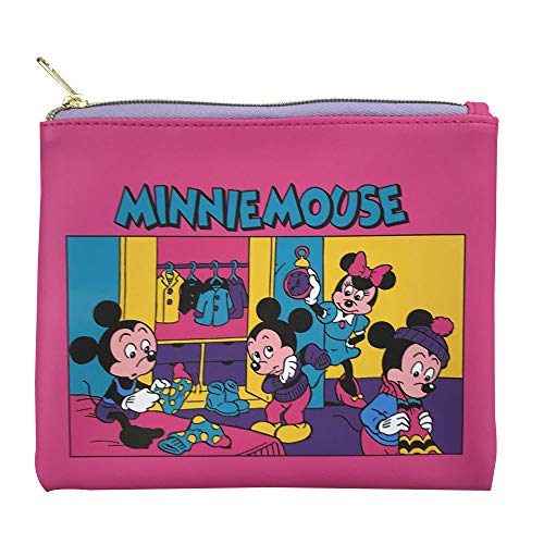 楽天市場 ディズニー ミニーマウス フラットポーチ 朝の支度 Apds5101 Dtimes Store
