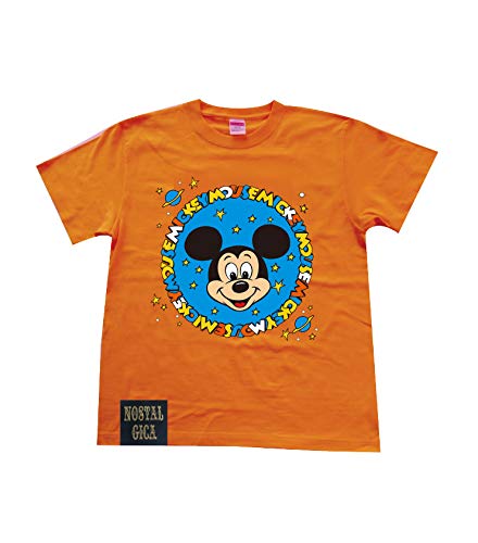 楽天市場 ディズニー Tシャツ L ミッキーマウス フェイス オレンジ橙色 ノスタルジカ Dtimes Store