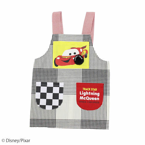 楽天市場 ディズニー ピクサー キッズエプロン 子どもエプロン カーズ ブラック 黒 Dtimes Store