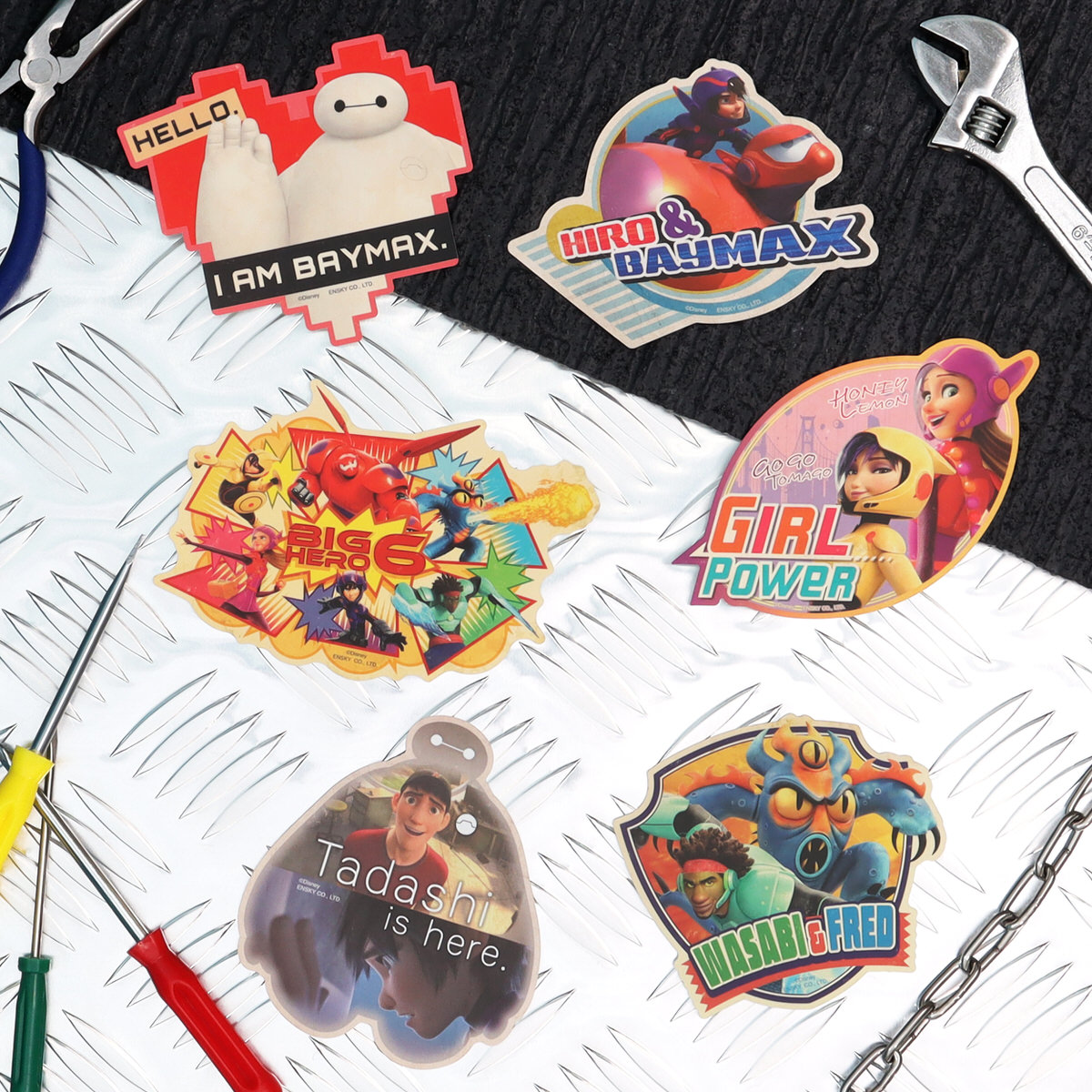 楽天市場 ディズニー ベイマックス トラベルステッカー 3 ゴーゴー ハニーレモン Dtimes Store