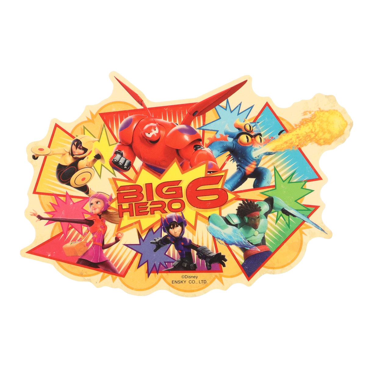 楽天市場 ディズニー ベイマックス トラベルステッカー 4 ビッグ ヒーロー シックス Big Hero 6 全員集合 Dtimes Store