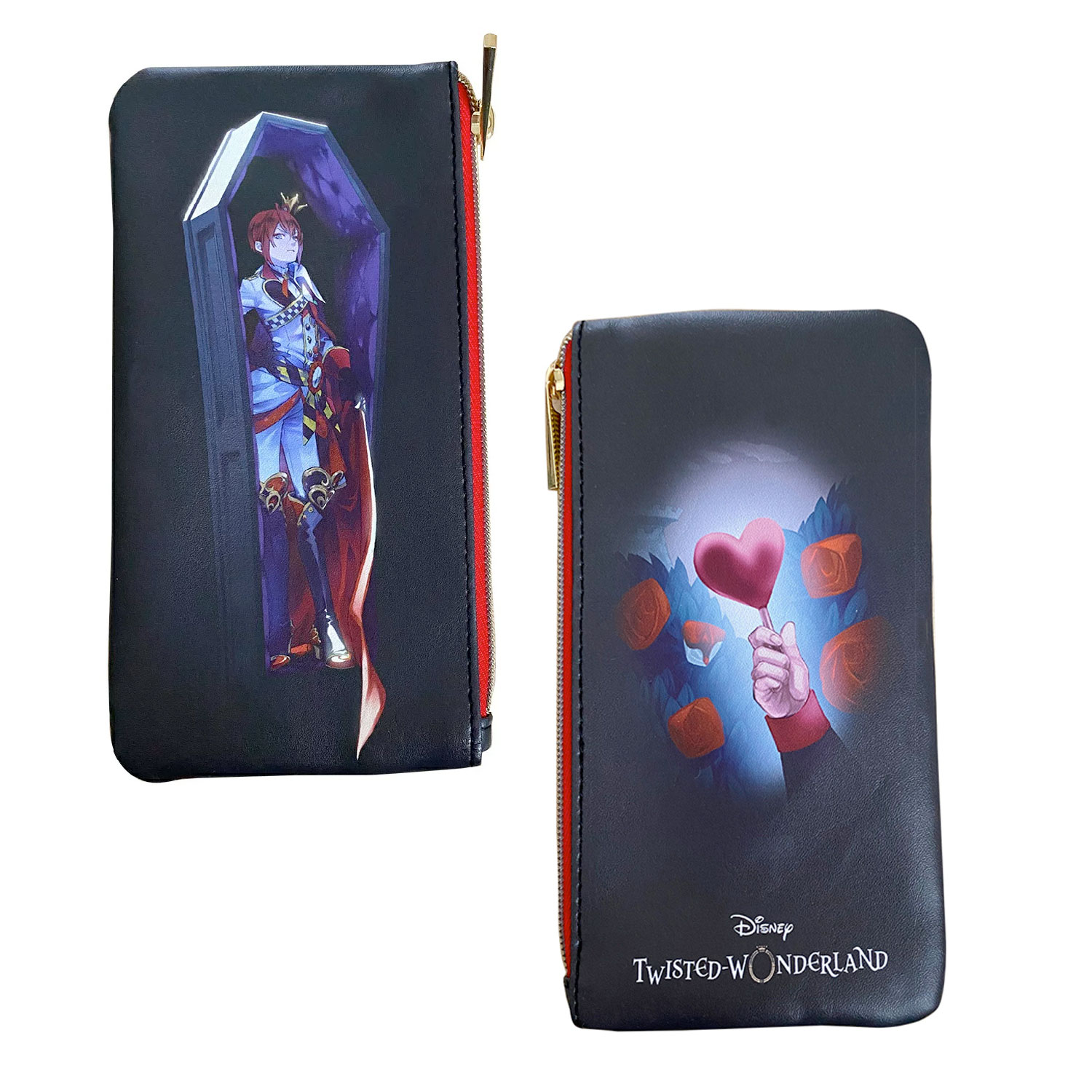 楽天市場】ディズニー ツイステッドワンダーランド フラットポーチ