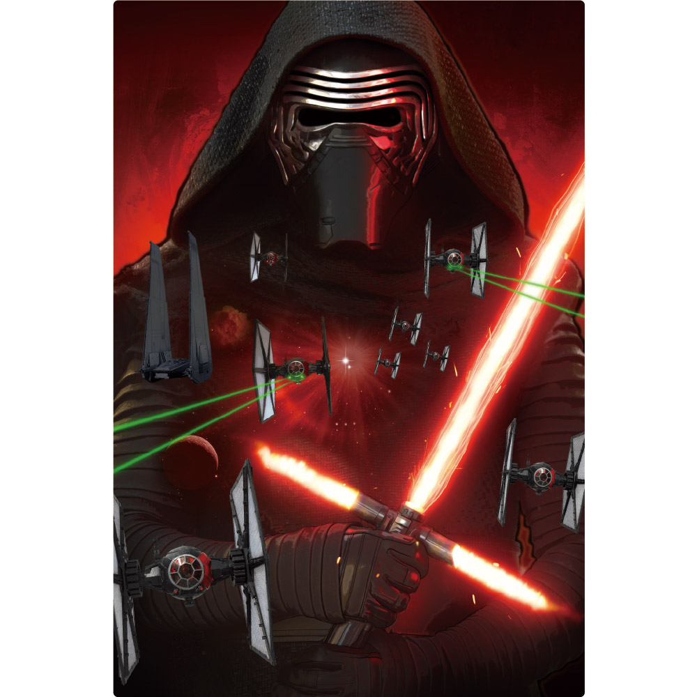 STAR WARS スター・ウォーズ 3Dポストカード フォースの覚醒 カイロ・レン the Attack of Kylo S3712 ダイゴー画像