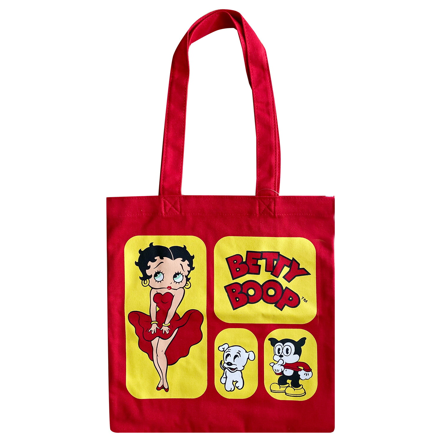 楽天市場】ベティ・ブープ カラートートバッグ フレンズ/レッド