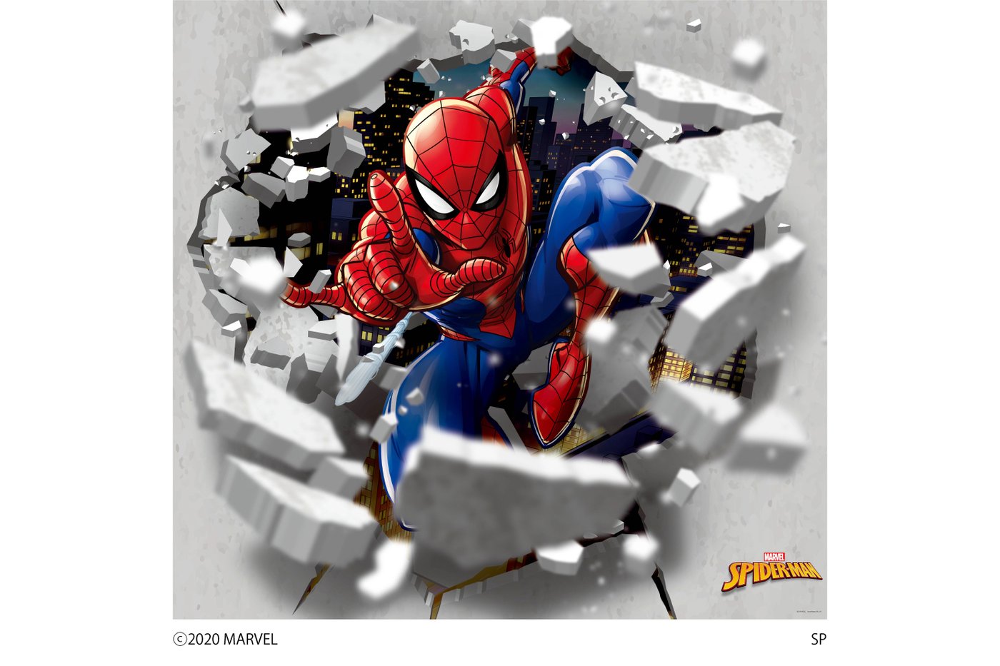 Marvel マーベル Spider Man 壁紙素材ウォールステッカー スパイダーマン 6シートタイプ スパイダーマン Wall Paper M031 6 プリテック Artingroup Ae