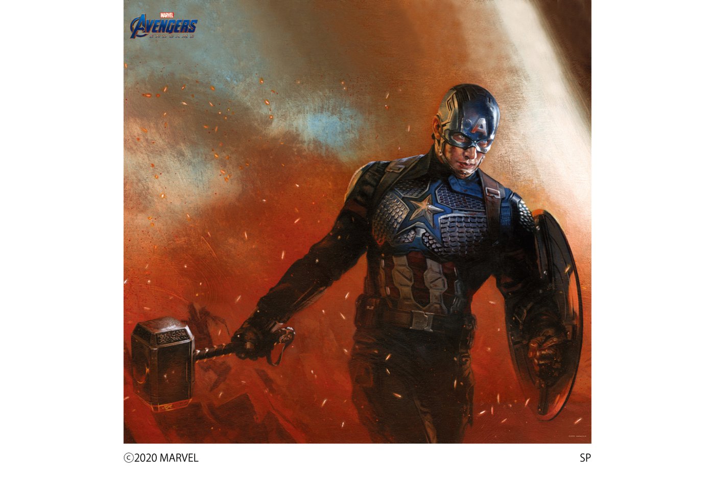 Marvel マーベル Avengers Endgame 壁紙素材ウォールステッカー キャプテン アメリカ 6シートタイプ Wall Paper M035 6 プリテック 再入荷 予約販売