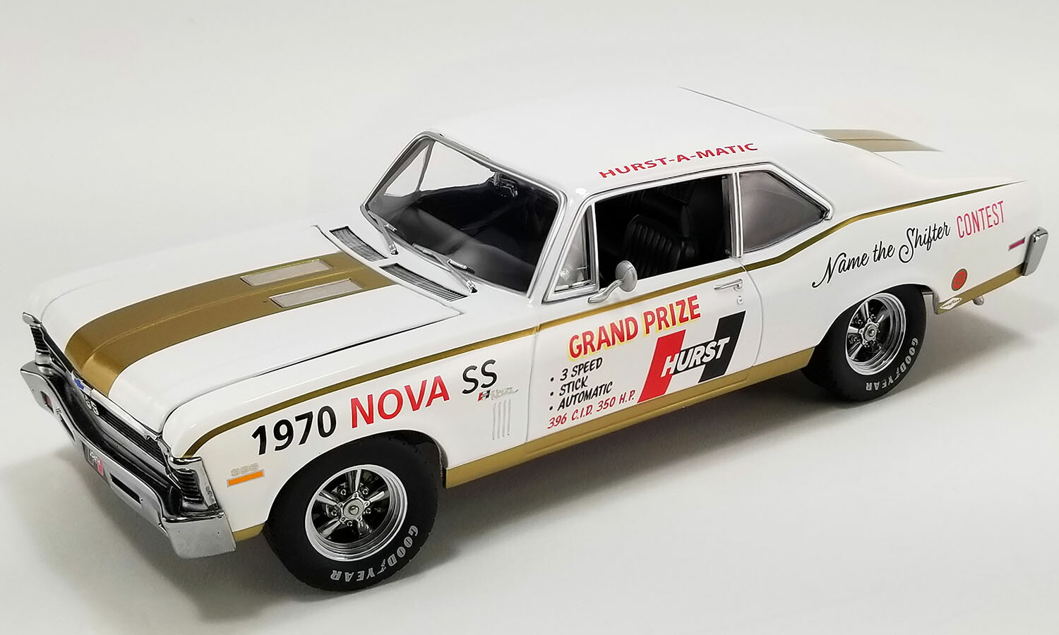 GMP 1 18 ミニカー ダイキャストモデル 1970年モデル シボレー CHEVROLET NOVA SS - 54TH INTERNATIONAL 500 MILE SWEEPSTAKES - HURST PERFORMANCE - GRAND PRIZE CAR 1970