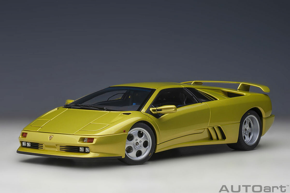 AUTOart オートアート 1/18 ミニカー コンポジットダイキャストモデル 1993年モデル ランボルギーニ ディアブロ SE30 Lamborghini Diablo SE30 Giallo Spyder メタリックイエロー｜ディー・ティー・ダブリュー 27,287円