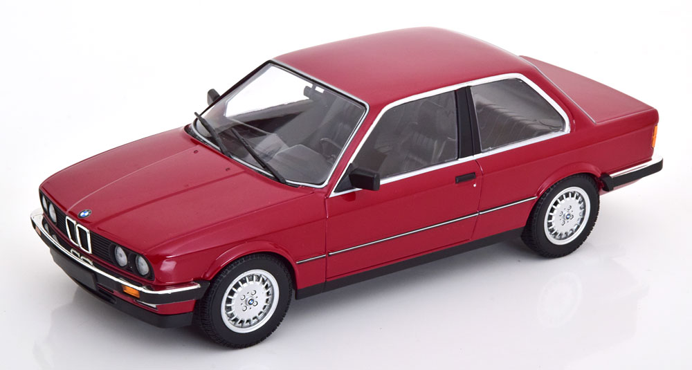 Minichamps ミニチャンプス 1/18 ミニカー ダイキャストモデル 1982年モデル BMW - 3-SERIES 323i 1982 - CARMEN RED レッド｜ディー・ティー・ダブリュー