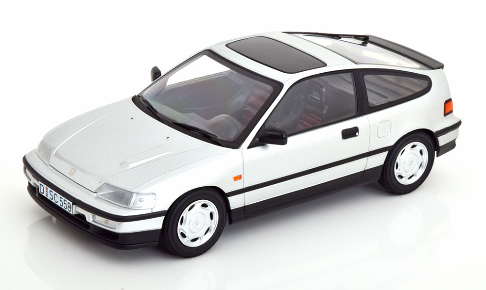 1/18 ノレブ ホンダ CR-X SiR 1.6 ミニカー NOREV 1/18 Norev 1990 Honda CRX (Silver) Diecast Car Model