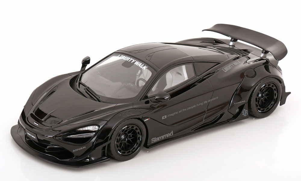 楽天市場】ミニカー 1/18 マクラーレン 720S LBWorks 黒色 特別