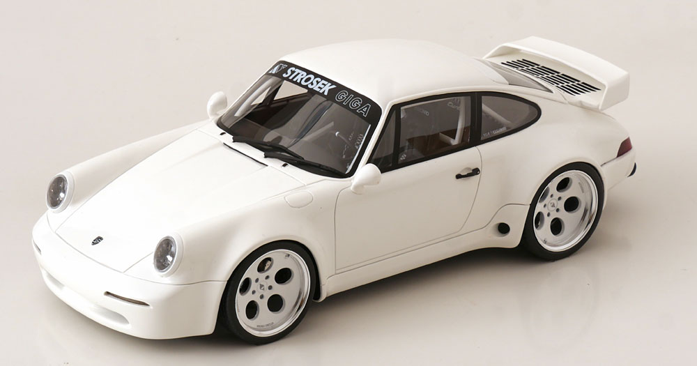 GT Spirit gts525 1/18 ミニカー レジン プロポーションモデル 2024年モデル ポルシェ PORSCHE - 911 (BASE 964) COUPE BY STROSEK 2024 ホワイト｜ディー・ティー・ダブリュー