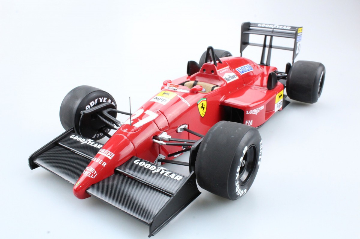 GP REPLICAS 1/18 ミニカー レジン・プロポーションモデル 1988年モンツァ・イタリアGP 第２位 フェラーリ FERRARI - F1 87/88C No.27 2nd ITALY MONZA GP 1988 MICHELE ALBORETO｜ディー・ティー・ダブリュー