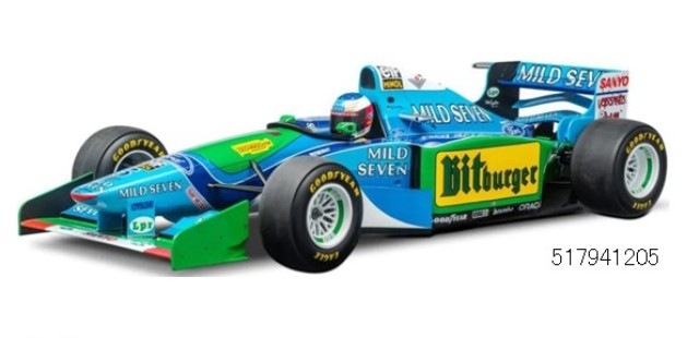 Minichamps ミニチャンプス 1/12 ミニカー レジン プロポーションモデル 1994年ドイツGP BENETTON - F1 B194 FORD MILD SEVEN MICHAEL SCHUMACHER ミハエル・シューマッハ 1994 WORLD CHAMPION