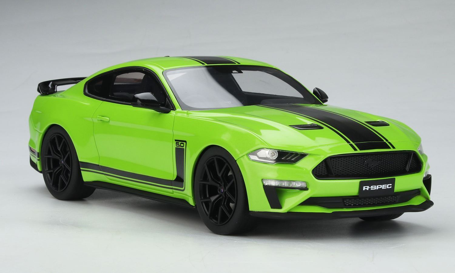 GTSpirit1/18ミニカーレジンプロポーションモデル2020年モデルフォードマスタング2020FORDMUSTANGR-SPEC-RHDGrabberLimeライムグリーン