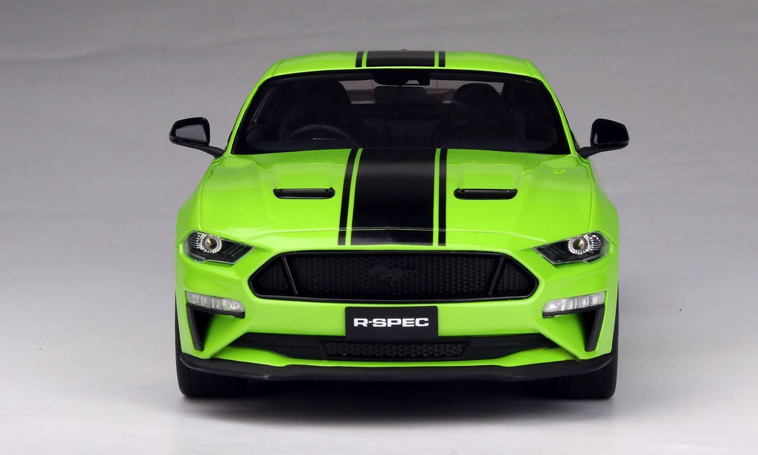 GTSpirit1/18ミニカーレジンプロポーションモデル2020年モデルフォードマスタング2020FORDMUSTANGR-SPEC-RHDGrabberLimeライムグリーン