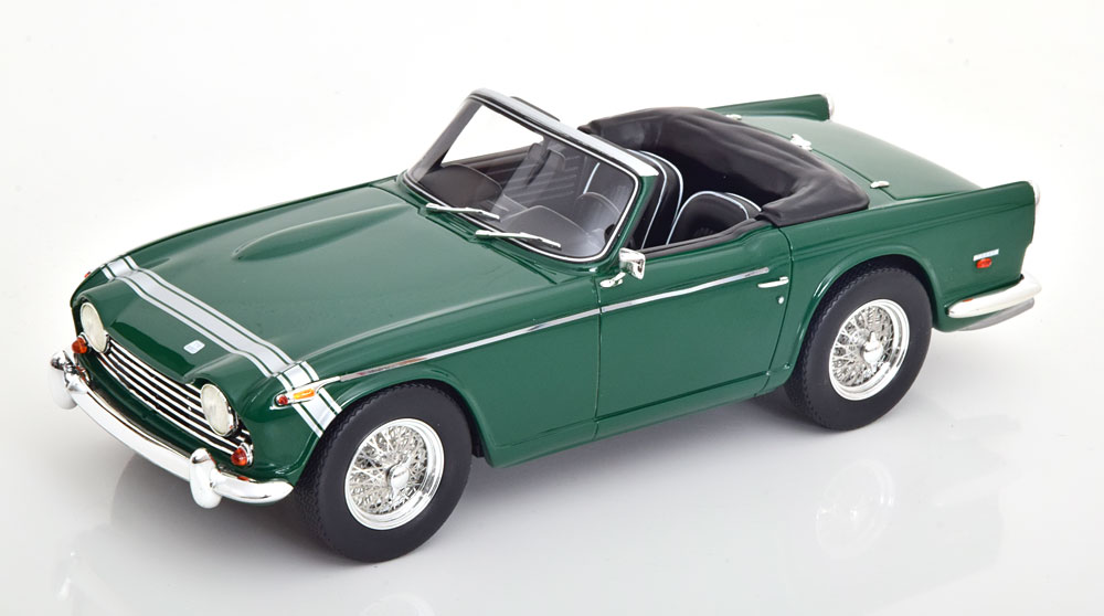 Schuco シュコー 1/18 ミニカー レジン プロポーションモデル 1968年モデル トライアンフ TRIUMPH - TR250 SPIDER OPEN 1968 - GREEN グリーン