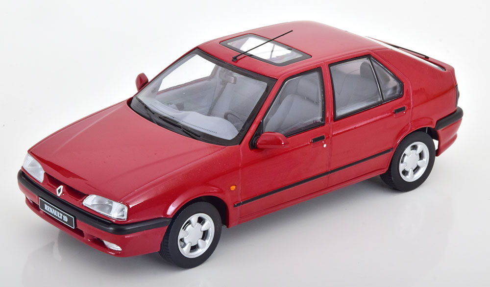 Triple9 1/18 ミニカー ダイキャストモデル 1994年モデル ルノー RENAULT R19 1994 レッドメタリック｜ディー・ティー・ダブリュー