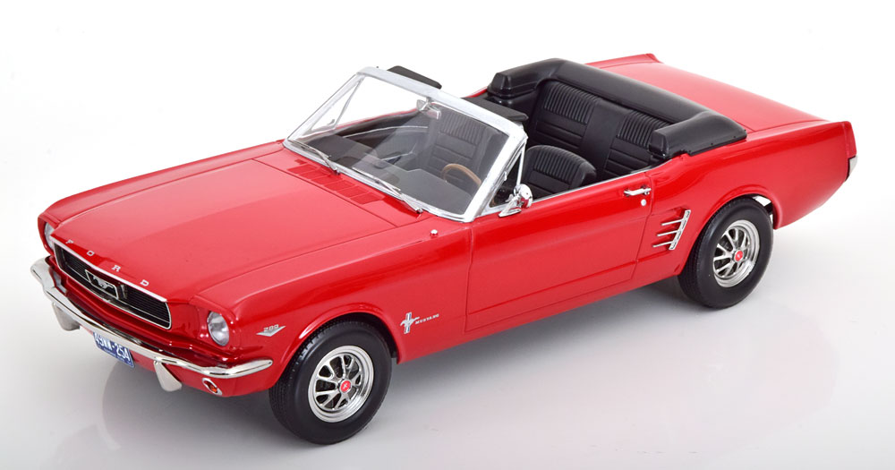 18/1 ミニカー　FORD マスタング 1966年式
ホットロッド 楽天市場】ノレブ 1/18 フォード マスタング コンバーチブル