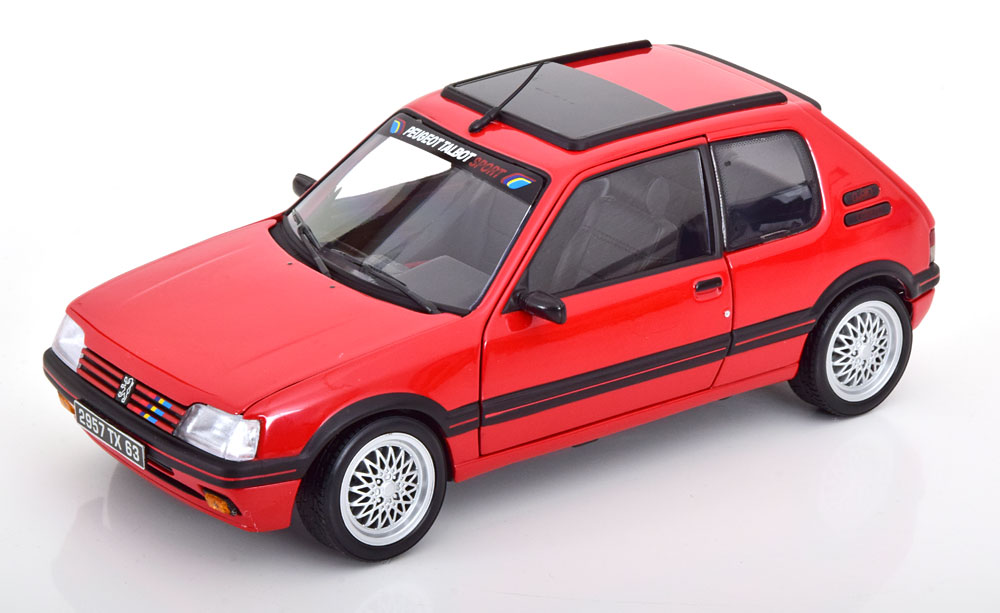 楽天市場】ノレブ 1/18 プジョー 205 GTi PTSデコ 1991 レッド