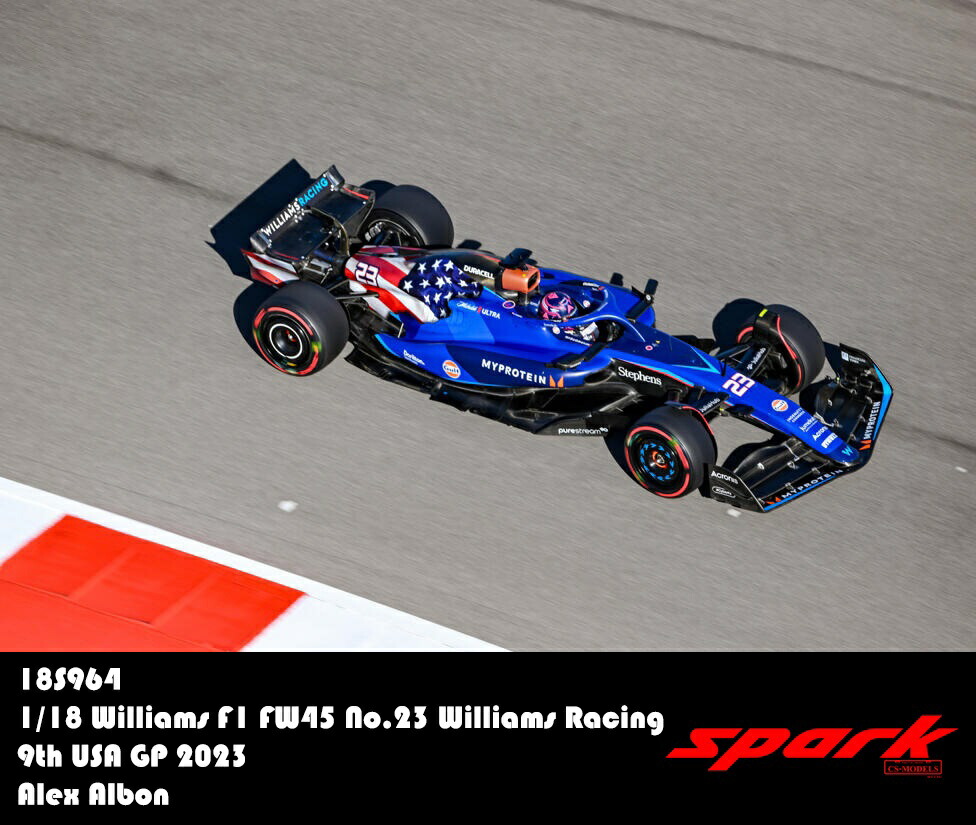 1/18 スパーク ウィリアムズFW45 L.サージェント Amazon.co.jp: スパーク 1/18 ウィリアムズ F1 FW45 No.2