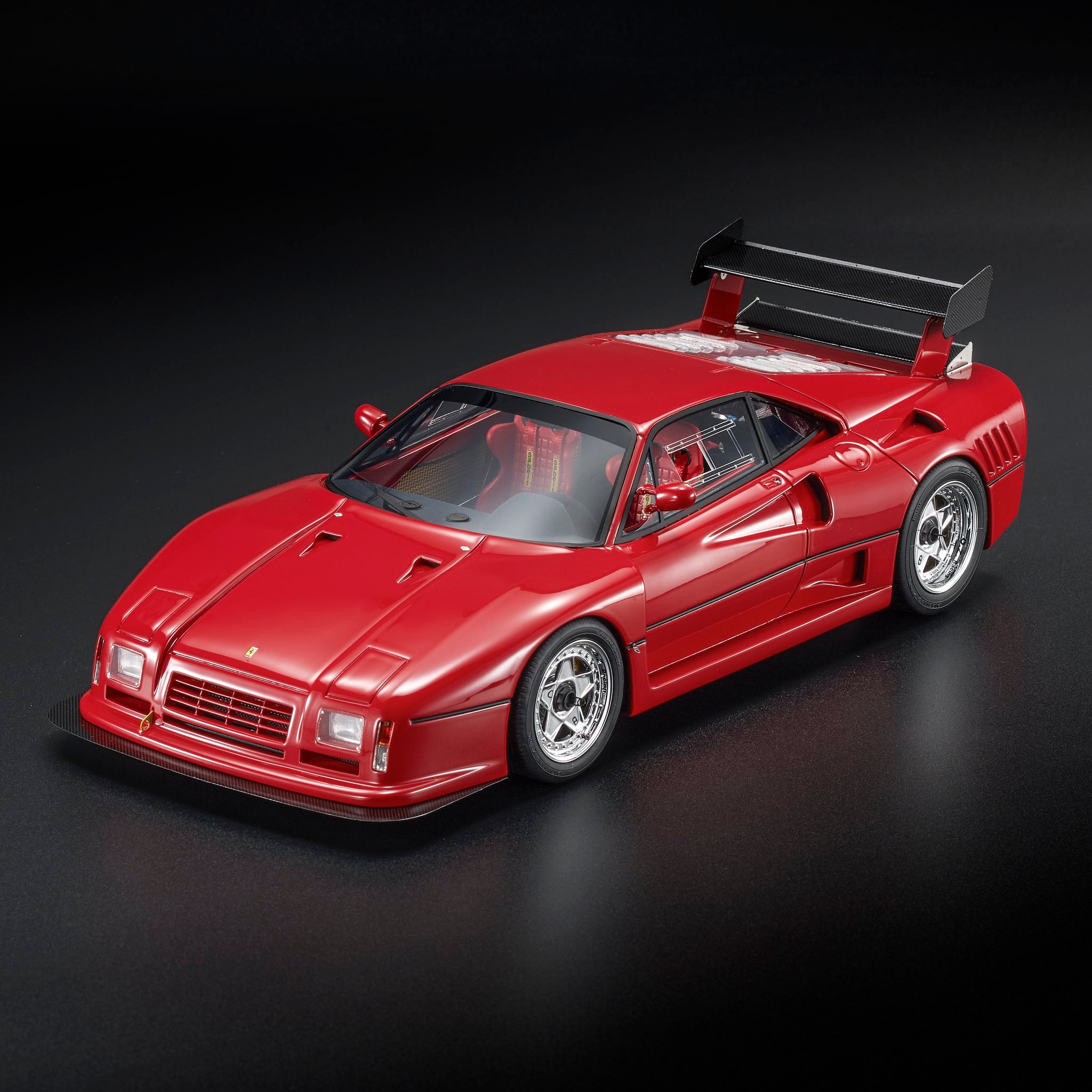 Top Marques トップマルクス 1/18 ミニカー レジン プロポーションモデル 1987年モデル フェラーリ FERRARI - 288 GTO EVOLUZIONE 1987 レッド｜ディー・ティー・ダブリュー