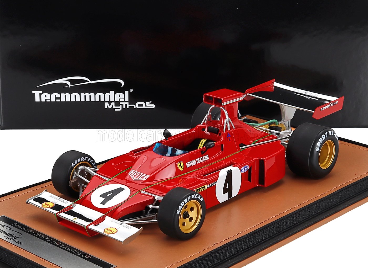 Tecnomodel テクノモデル 1/18 ミニカー レジン プロポーションモデル 1973年オーストリアGP フェラーリ FERRARI - F1 312 B3 No.4 AUSTRIAN GP 1973 ARTURO MERZARIO アルトゥーロ・メルツァリオ