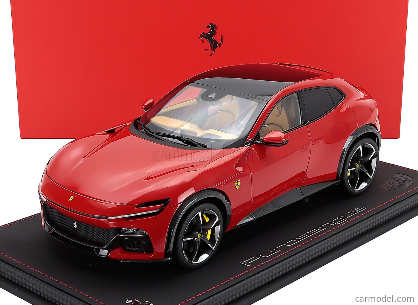 BBR 1/18 ミニカー ダイキャストモデル 2022年モデル フェラーリ FERRARI - PUROSANGUE SUV PANORAMIC ROOF 2022 アップスケールパッケージ ROSSO CORSA フェラーリレッド