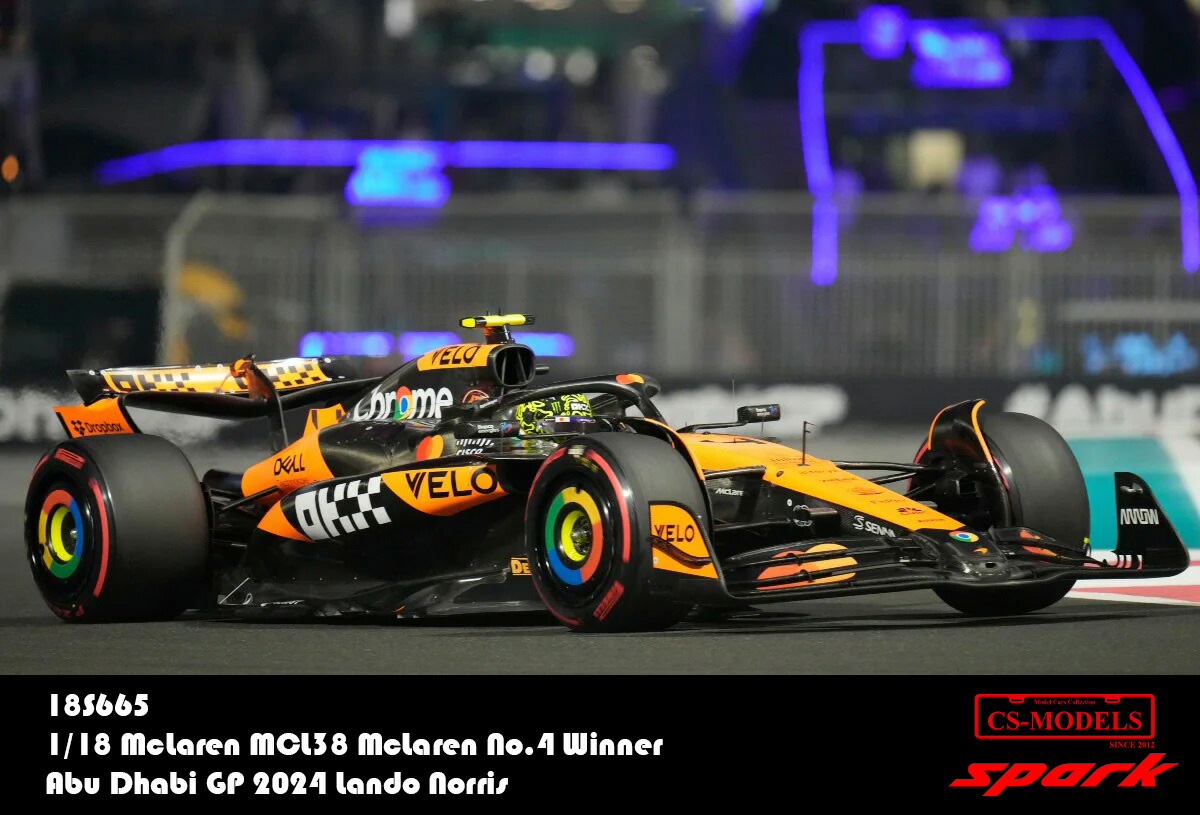 まるく1/18 マクラーレン MCL38 マイアミGP 初優勝 L.ノリス マクラーレン MCL38 L.ノリス マイアミGP | F1ミニカーあれこれ