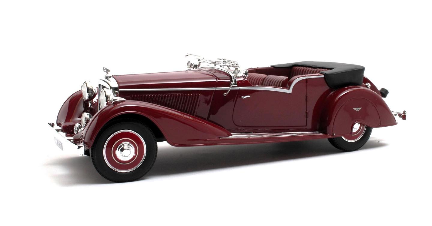 Cult Scale Models カルトモデル 1/18 ミニカー レジン プロポーションモデル 1938年モデル ベントレー BENTLEY - 4.25L VANDEM PLAS TOURER CABRIOLET OPEN 1938 ボルドーレッド|ディー・ティー・ダブリュー