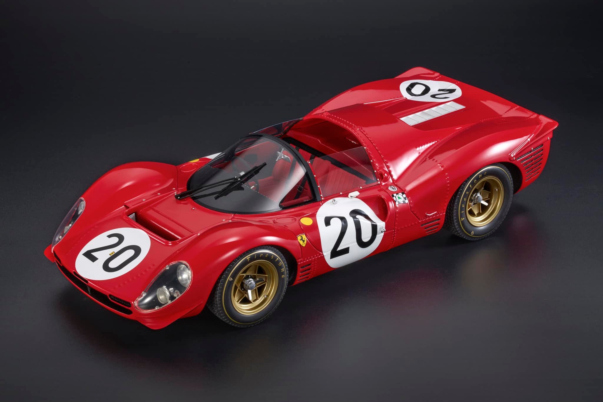 ミニカー　1/18 フェラーリ 312P クーペ 1969 ル・マン24h C.エイモン / P.シェッテ #19 [TOP130B] 予約】2024年発売予定FERRARIフェラーリ 312P COUPE TEAM SEFAC