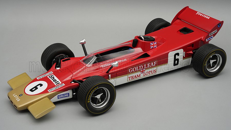 Tecnomodel テクノモデル 1/18 ミニカー レジン プロポーションモデル 1971年Race of Champion ロータス LOTUS - F1 56B No.6 RACE OF CHAMPION 1971 EMERSON FITTIPALDI|ディー・ティー・ダブリュー