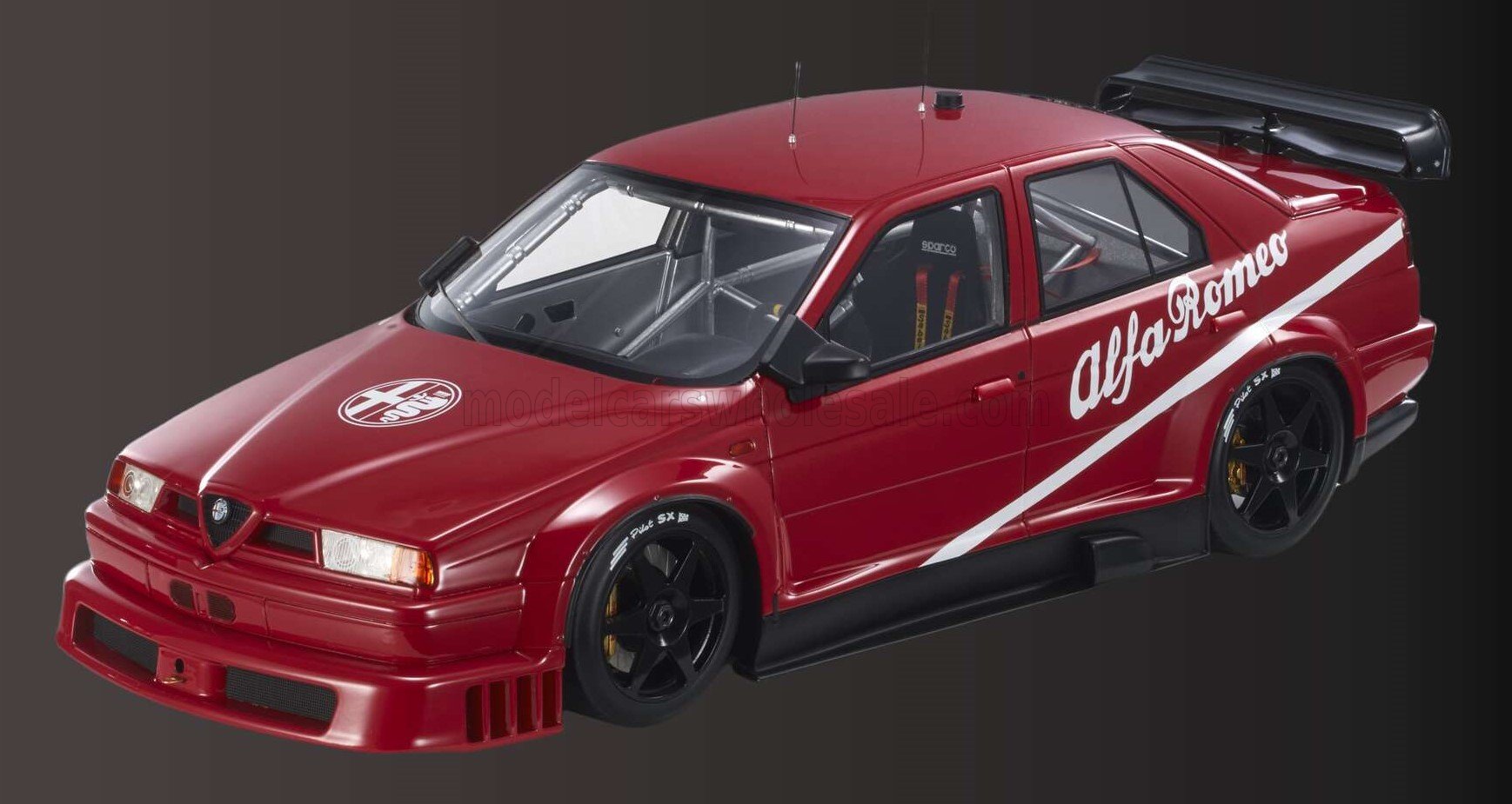 Top Marques トップマルケス 1/18 ミニカー レジン プロポーションモデル 1993年シーズン アルファロメオ ALFA ROMEO - 155 V6 Ti No.0 PRESENTATION DTM SEASON 1993